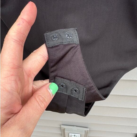 Princess Polly size 6 Cartia Black Structured Partially Sheer Bodysuit - Picture 13 of 14